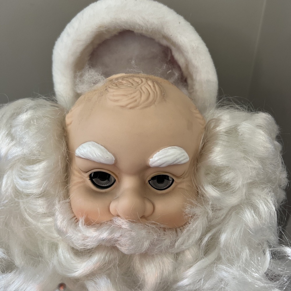 Vintage Illuminated Santa Claus. 25" read description Vintage Christmas Project - Picture 4 of 6